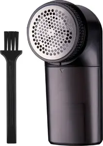 Fabric shaver Klausberg KB-7801 — electric lint remover for garments and textiles, portable handheld, battery/USB powered