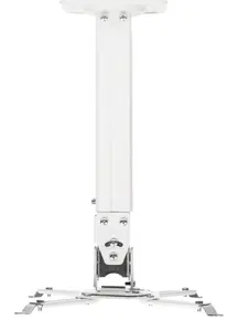Ceiling/wall projector mount ONKRON K5A-W — max load 10 kg, white, depth 102 mm, height 600 mm
