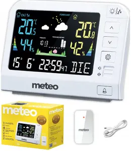 Weather Station Meteo SP205 — hygrometer with external sensor and DCF time reception