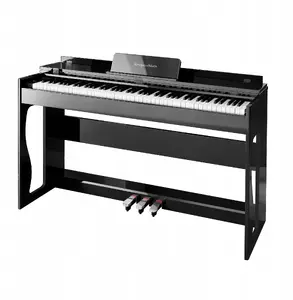 Digital piano Kruger & Matz KMDP-135 black high-gloss — compact 88-key instrument