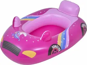 Inflatable children's pool Avenli boat-car 86×60 cm — compact paddling pool