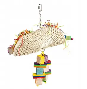 Игрушка для птиц Duvo+ деревянная Taco, 36 x 19 x 40 см