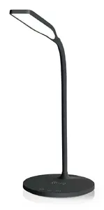 Table lamp Nedis LTLGQ4M2BK, LED 5.5 W, 2700 K min, ABS/ rubber, 590×170×170 mm, cord 1.5 m, black