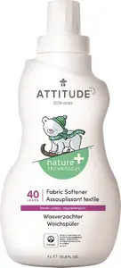 Veļas mīkstinātājs Attitude Sweet Lullaby 1 l — hipoalerģisks augu bāzes sastāvs
