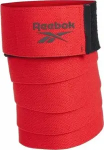 Усиленные наколенники-ленты Reebok RAAC-16060RD — красные поддерживающие ленты для колен