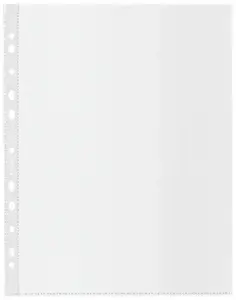 Document pocket ESSELTE Recycle Pocket A4 MAXI, transparent polypropylene 0.07 mm, 80 pcs, 237×305 mm