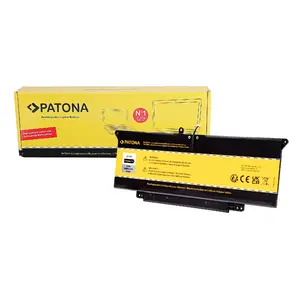 Аккумулятор PATONA 2920 для Dell Latitude 14 7310/7410, LiPo 6800 мА·ч, черно-жёлтый