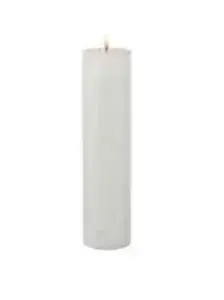 Electric candle Frendo Sirius Home 80625, LED, battery-powered, white wax housing, 300×75 mm