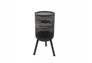 Fire Pit Ambiance Bonves 45 — Outdoor Metal Bowl Firepit, Black
