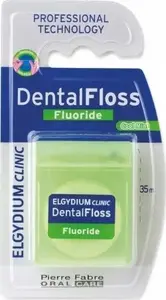 Zobu diegs Pierre Fabre ELGYD. Nić Dental Floss Fluor 35 — vaskota starpmēles diegs ar fluoru