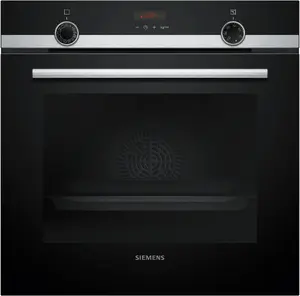 Built-in electric oven Siemens iQ300 HQ574AER3 71 L, pyrolytic, touch control, stainless steel/black