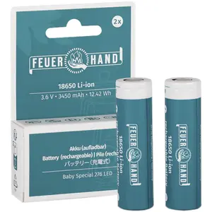 Uzlādējams akumulators Feuerhand FH-18650-LI-ION — 18650 Li‑ion šūna