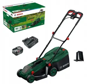 Беспроводная газонокосилка Bosch Rotak 18V-34 Set — Bosch Rotak 18V-34, питание 18 В