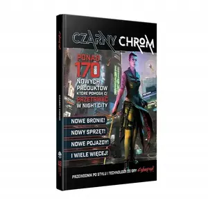 Galda lomu rulete Black Monk Cyberpunk RED: Czarny Chrom — poļu izdevums, pieejami formāti