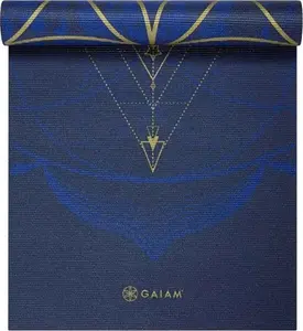 Yoga mat Gaiam Sun and Moon model 63419 — standard thickness, non-slip surface