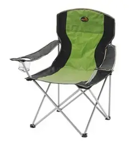 Camping chair Oase 480023 — 4‑leg, green, max load 110 kg, weight 2.3 kg