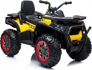 Электроквадроцикл LEAN Sport XMX607 — детский/для прогулок на аккумуляторе, модель 4143, жёлтый