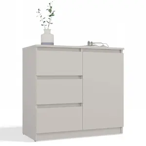 Комод Malys Group Komoda Malwa 1D3S Kaszmir Беж — 1 дверца, 3 ящика