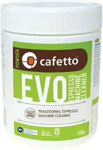 Kafijas automātu tīrīšanas pulveris JAX Cafetto EVO 500 g — maisījums espresso tīrīšanai