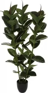 Artificial Ficus in Pot 120 cm — Dekoracja domu, indoor decorative plant, 120 cm height