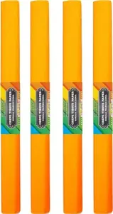 Rievojuma papīrs STARPAK 50x200 cm gaiši oranžs, 10 gab.