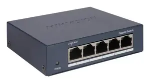 Network switch Hikvision DS-3E0505-O — Unmanaged 5-port Gigabit Ethernet (10/100/1000), 5 V DC, black