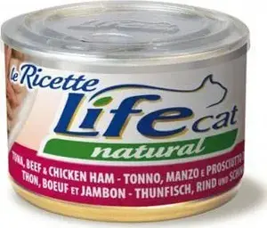 Консервы для кошек Life Pet Care LIFE CAT 150 г — тунец, говядина и ветчина