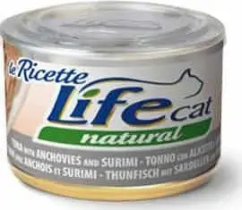 Mitrā kaķu barība Life Pet Care LIFE CAT 150 g — tuncis, anšovi un surimi