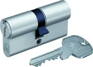 Цилиндр европейского профиля Mentor BASI 5001-1025-0033, хром, 3 шт., 326 г, 1,5 см