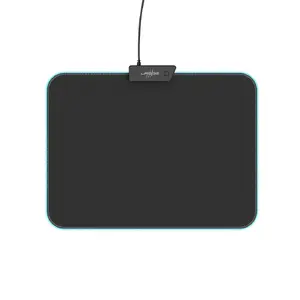 Spēļu peles paliktnis uRage Lethality 200 Illuminated — 350×260 mm, auduma virsma, gumijas pamatne, USB, melns
