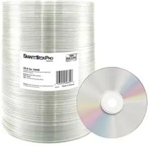 Записываемый CD-R SmartDisk 69832, 700MB, 52x, 80 мин, 12 см, блестящее серебро, упаковка 100 шт.