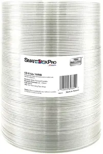 Записываемый CD-R SmartDisk 700MB 52x белый термопечать 12 см 80 мин 100 шт (модель 69830)