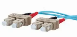 Оптоволоконный кабель InfiniBand ELECTRALINE METZ CONNECT 151J1EOEO20E, OM3, 2 м, 2x SC–2x SC, 50 µm, aqua