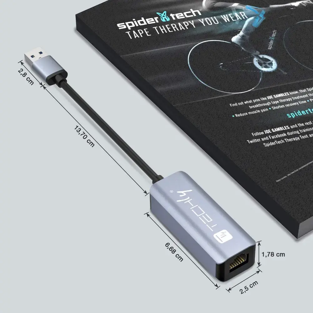 Techly IDATA USB-ETGIGA-AA док-станция USB 3.2 Type-A Photo 4