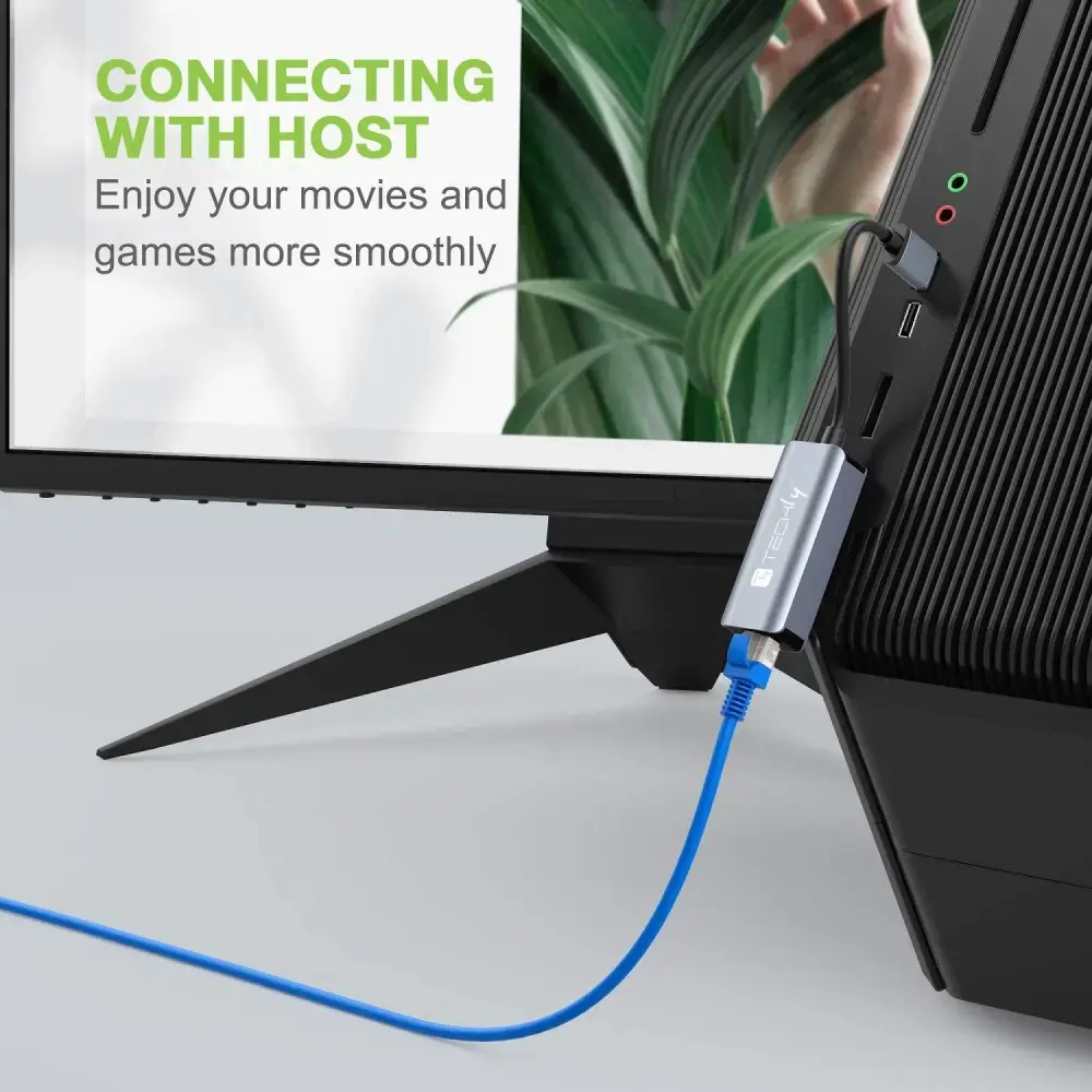 Techly IDATA USB-ETGIGA-AA док-станция USB 3.2 Type-A Photo 6