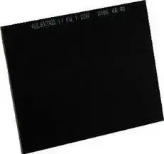 Welding Filter Lens 50 x 100 mm, Thickness 9 mm, DIN-9, No name
