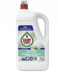 Trauku mazgāšanas līdzeklis FAIRY Professional Sensitive 5 L — maiga formula roku un mašīnas mazgāšanai