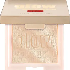 Highlighter Compact Pupa Glow Obsession 100 Light Gold — Pupa cosmetic highlighter compact