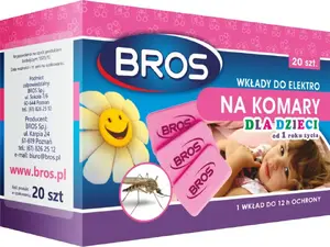 Refill electric mosquito repellent pads for children BROS 20 pcs