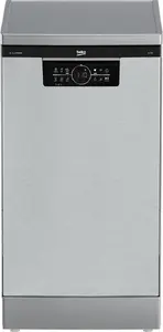 Dishwasher BEKO BDFS26123XQ — freestanding stainless steel, 60 cm, standard cycle options