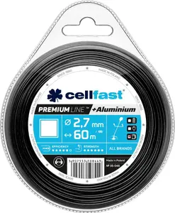 Леска для триммера Cellfast премиум 2,7 мм × 60 м квадратного сечения (35-048)
