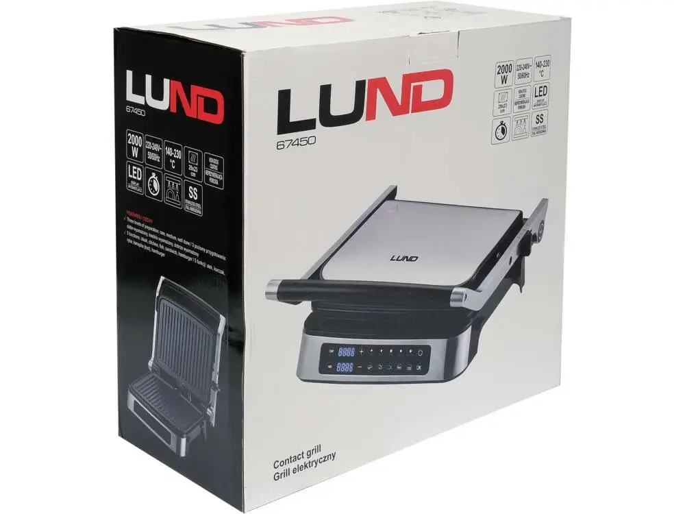 Контактный гриль LUND 67450 Photo 9