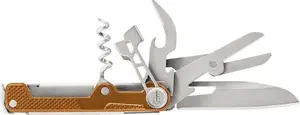 Multrīks Gerber ArmBar Cork — Gerber multrīks, oranža roktura, korķa skrūve