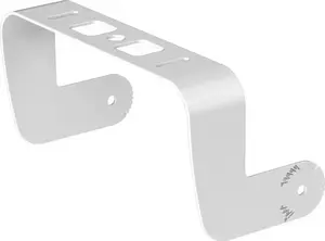Wall/ceiling installation bracket Audac MBK455/W for ARES5A loudspeaker, angled, white