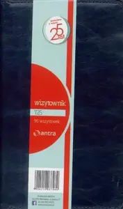 Card holder Antra Wizytownik 96 three-compartment 725 navy blue