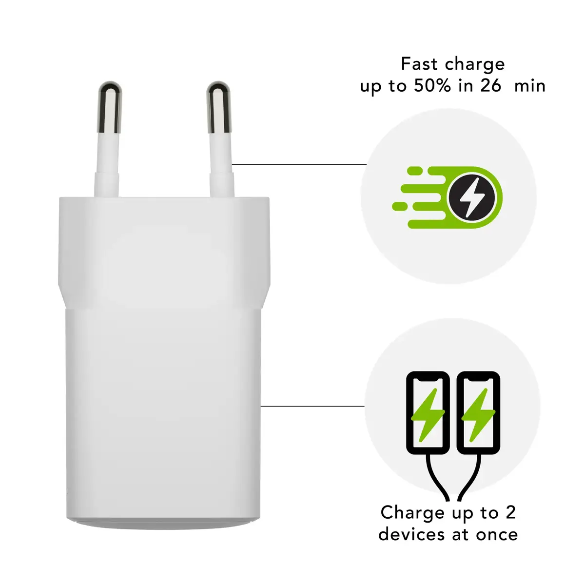 d bramante re-charge Pro EU sienas lādētājs Photo 4