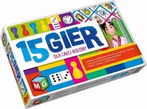 Galda spēļu komplekts Multigra — Multigra Gra planszowa 15 gier (15 spēļu komplekts)