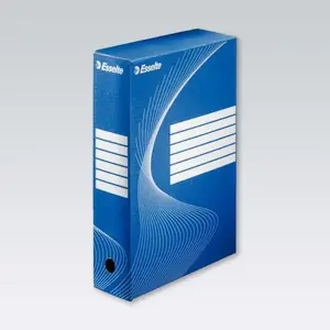 Archive box ESSELTE Boxy 100 A4 blue 100×245×345 mm (128421)