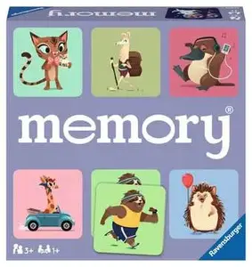 Board game Ravensburger memory Wild World of Animals — Memory game, recommended age 3+