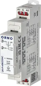 Bistabilais uzstādāmais relejs ORNO OR-PI-456/230AC 230 VAC 16 A